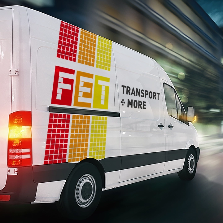 FET Transporter bei Nachtzustellung – kontaktlose Belieferung von Warenlagern und Filialen durch geschulte und zugangsberechtigte Fahrer.